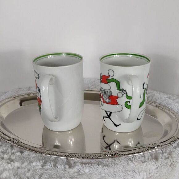 2 Fitz & Floyd Christmas Mugs - Picture 4 of 6
